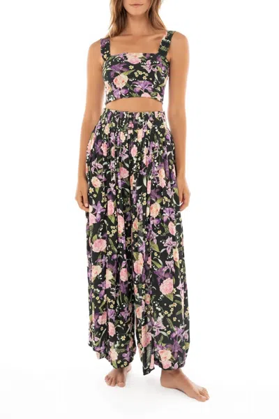 Agua Bendita Hanne Wide Leg Pants In Dreamin In Multi