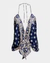 Agua Bendita Harmony Atma Halter Tank Top