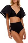 Agua Bendita Hope Giard Bikini Bottom In Black