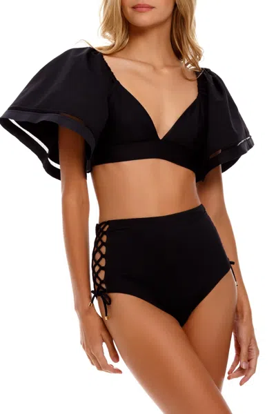 Agua Bendita Hope Giard Bikini Bottom In Black