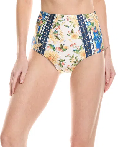 Agua Bendita Hope Jardim Bikini Bottom In Blue