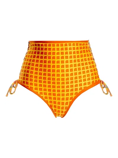 Agua Bendita Hope Reversible Bikini Bottoms In Multi