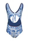 Agua Bendita Iliana Kids One Piece In Blue