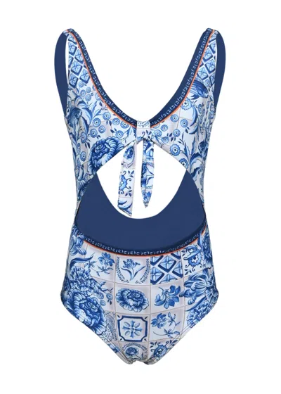 Agua Bendita Iliana Kids One Piece In Blue