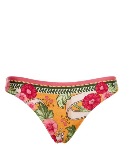 Agua Bendita Ilu Bikini Bottom In Yellow