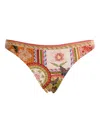 Agua Bendita Ilu Fiore Bikini Bottoms In Multi