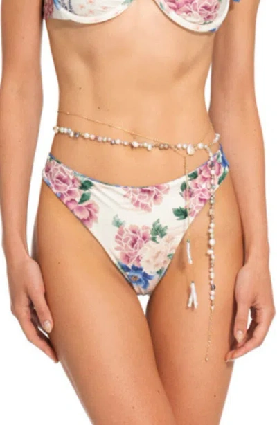 Agua Bendita Ilu Ivy Reversible Bikini Bottoms In Multi