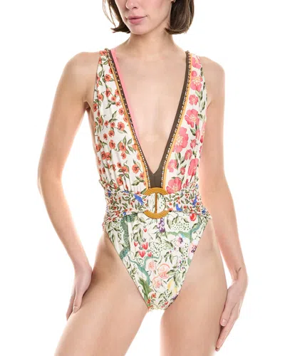 Agua Bendita Ina Seed One Piece Multicolor In Orange