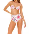 Agua Bendita Irene Bikini Top In Chroma In Multi