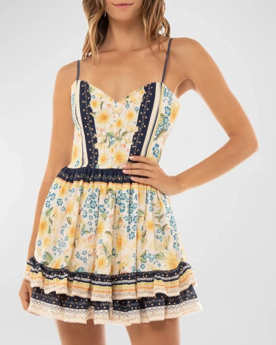 AGUA BENDITA ISADORA JARDIM MINI DRESS