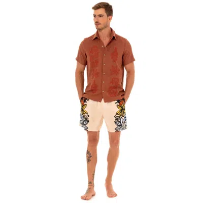 Agua Bendita Jack Shirt In Brown