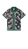 Agua Bendita Jack Zuk Shirt Multicolor In Navy
