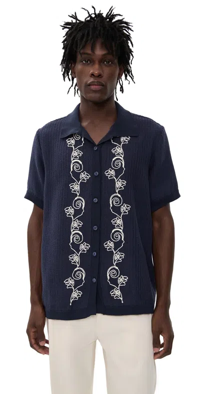 Agua Bendita Jared Embroidered Shirt Multicolor