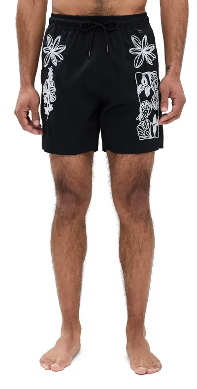 Agua Bendita Joe Clay Swim Trunks 6.25 Multicolor