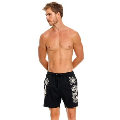 Agua Bendita Joe Men's Swim Trunks In Black