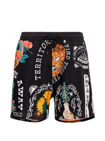 Agua Bendita Joe Printed Swim Shorts In Multi