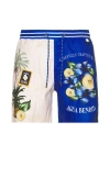 Agua Bendita Ventura Joe Swim Shorts In 蓝色 & 白色