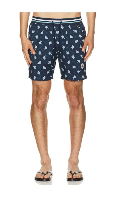 Agua Bendita Joe Trunks In Blue