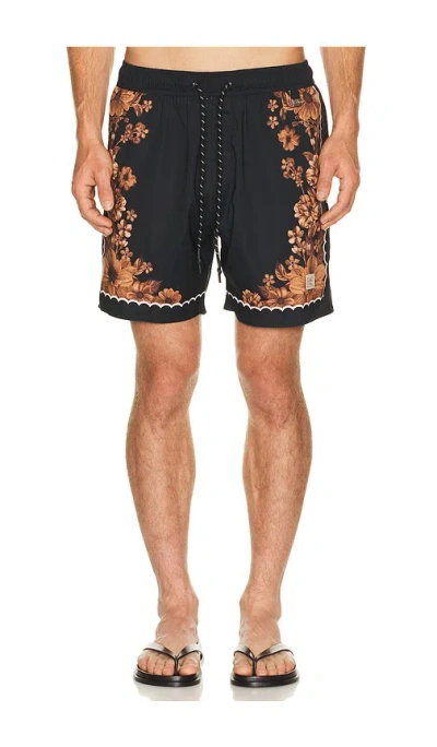 Agua Bendita Joe Trunks In Black