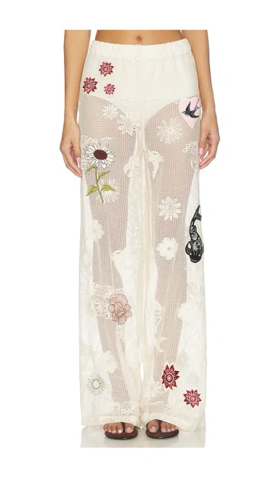Agua Bendita Juliette Pants In White
