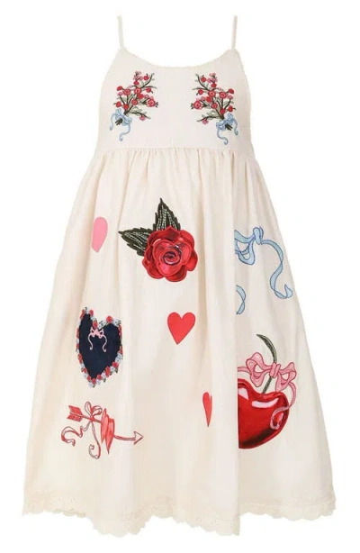 Agua Bendita Kids' Capri Cherish Sundress In Multi