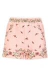 Agua Bendita Kids' Laya 2 Aura Cover-up Shorts In Pink