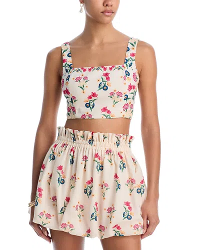 Agua Bendita Kosia Top In Neutral