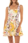 AGUA BENDITA KRISTEN DREAMIN FLORAL COVER-UP SUNDRESS