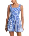 Agua Bendita Kristen Mini Dress In Blue
