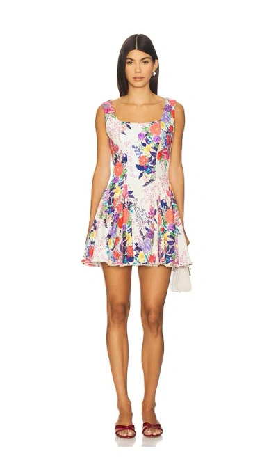 Agua Bendita Kristen Mini Dress In Multi