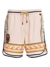 Agua Bendita Liam Fiore Swim Shorts In Pink