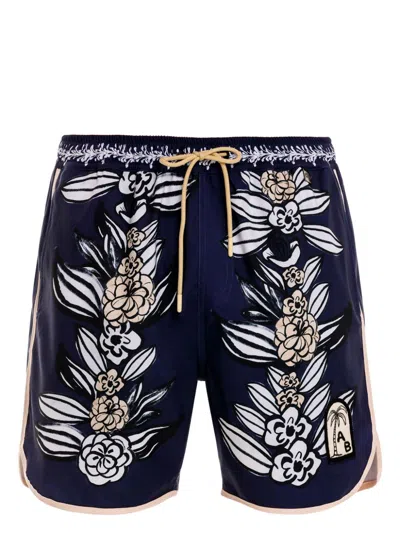 Agua Bendita Liam Swim Shorts In Blue