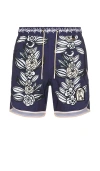 Agua Bendita Liam Trunks In 蓝色 & 白色