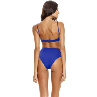 Agua Bendita Lily Bikini Bottom In Blue