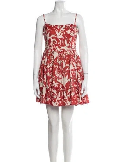 Pre-owned Agua Bendita Linen Mini Dress