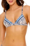 Agua Bendita Lisa Atma Printed Bikini Top