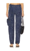 Agua Bendita Lisina Atma Pant In Blue