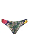 Agua Bendita Lola Bikini Bottom In Green