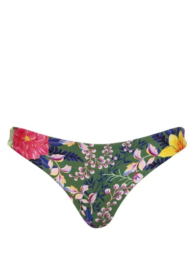 Agua Bendita Lola Bikini Bottom In Green
