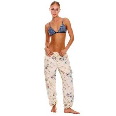 Agua Bendita Lolita Crop Top In Blue