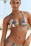 Agua Bendita Lolita Embroidered Tie Bikini Top