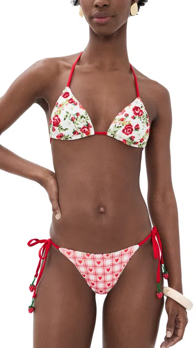 Agua Bendita Lolita Top Bahia In White