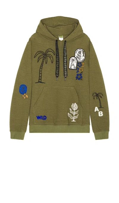 Agua Bendita Lucky Hoodie In 橄榄色