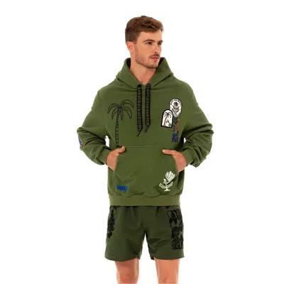 Agua Bendita Lucky Hoodie In Green