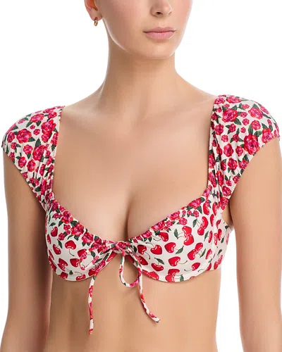Agua Bendita Lupita Underwire Cherish Bikini Top In Multi