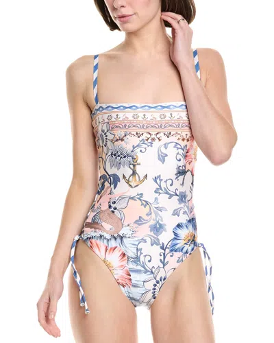 Agua Bendita Mariel Kai One-piece In Blue