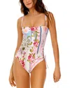 Agua Bendita Mariel Meraki Reversible One-piece Swimsuit In Multicolor
