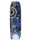 Agua Bendita Marine Floral-print Sarong In Blue