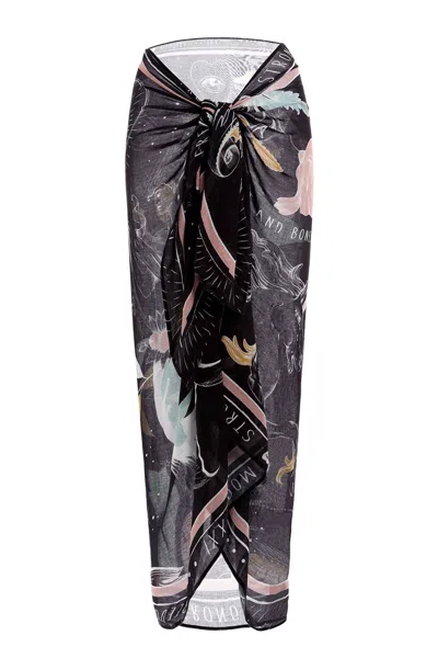 Agua Bendita Marine Marie Pareo In Black