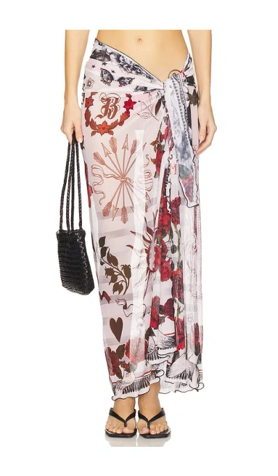 Agua Bendita Marine Sarong In Thorn